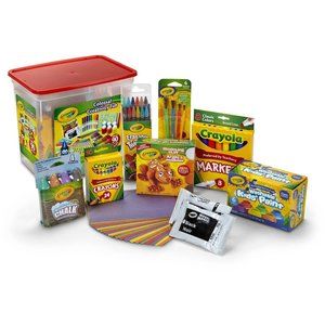 Crayola Colossal Creativity Tub, Art Set, 90 Pieces, Holiday Toys for Kids, 5+